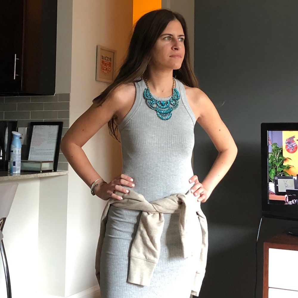 Nordstrom Blue Crystal Statement Necklace - Picture 2 of 5